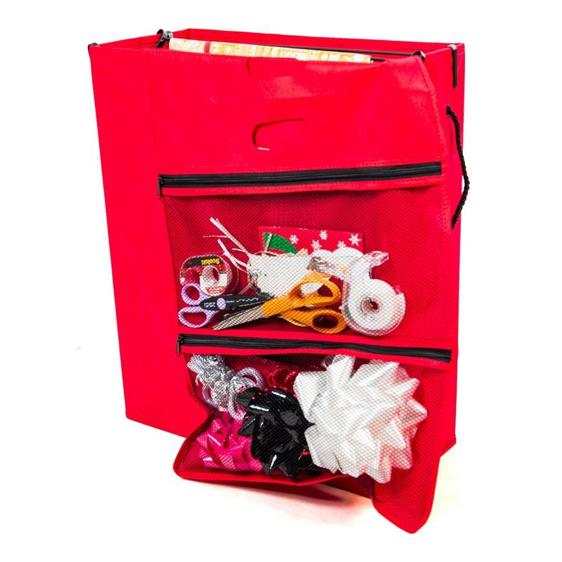 TreeKeeper Gift Bag and Tissue Paper Storage Box Red, 4 of 13