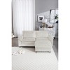 NicBex Modular Sectional Sofa,Loveseat Sofa Couch with Ottomans for Living Room,Apartment,Office - 3 of 4