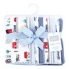 Hudson Baby Boys Cotton Flannel Burp Cloths 10-Pack, City Life, One Size - 2 of 4