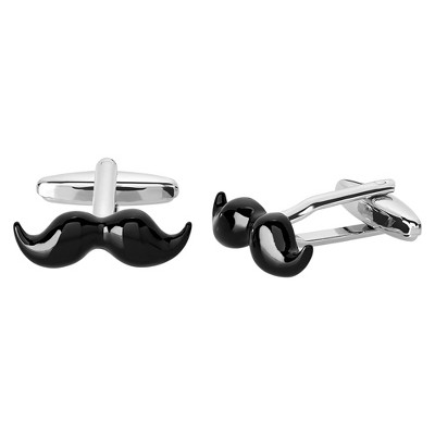 Men's West Coast Jewelry Mustache Cuff Links