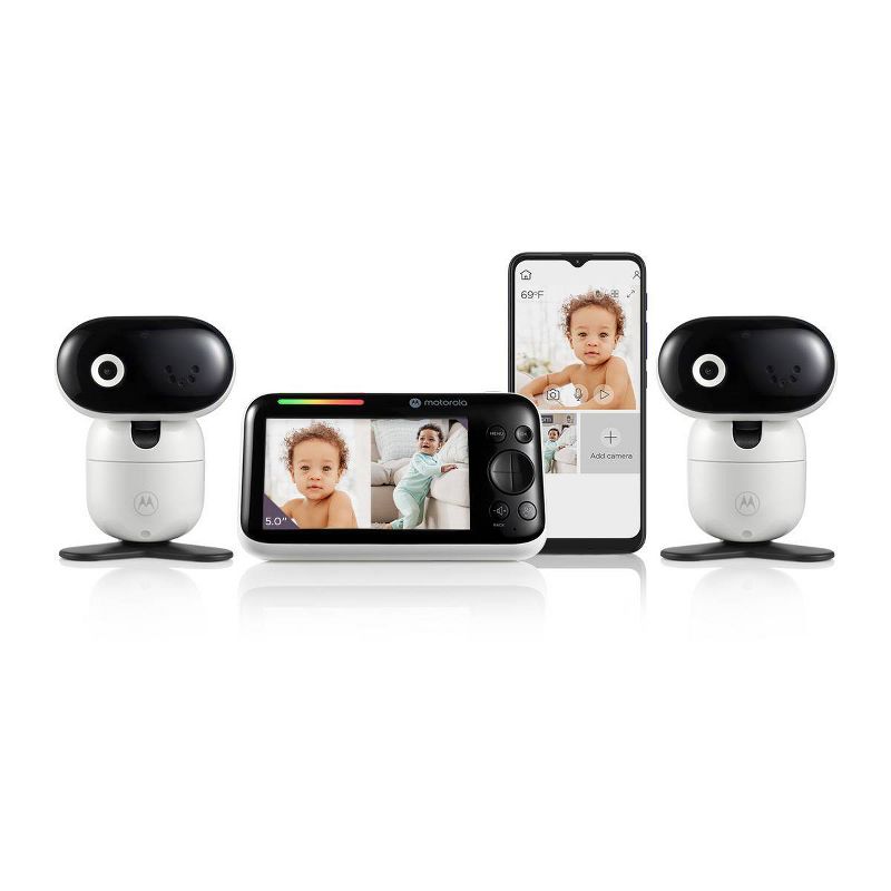 Motorola 5.0&#34; Motorized Wi-Fi Video Baby Monitor - Two Camera- PIP1510-2 CONNECT, 1 of 10