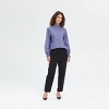 Women's Long Sleeve Ruffled Popover Button-Down Shirt - A New Day™ - 3 of 4