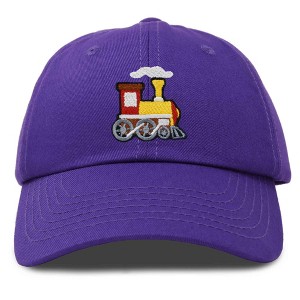 Dalix Train Cotton Dad Hat Adjustable Soft Baseball Cap Mens - 1 of 4