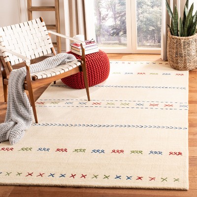 Himalaya Cream Hand-Knotted Wool 8' x 10' Area Rug