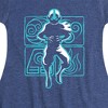 Girls' - Avatar: The Last Airbender - Aang Airbender Fit & Flair Cap Sleeve Dress - 2 of 4
