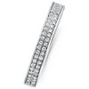 Pompeii3 1/2Ct Pave Diamond Wedding Ring Stackable Wedding Band 14k Gold Lab Created - 2 of 4