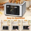 WHALL Smart Touchscreen 4-Slice Toaster – Stainless Steel, 6 Shade Settings, Extra Wide Bagel Slots with Defrost & Cancel Functions - 4 of 4