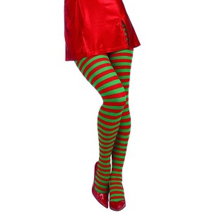 Forum Novelties Red & Green Christmas Stockings Costume Accessory - 1 of 1