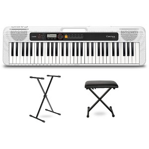 Casio Casiotone CT-S200 Keyboard With Stand and Bench White - 1 of 4