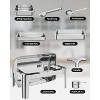 COZONY 3-Piece Stainless Steel Buffet Server Set with Roll Top Lids, Complete Chafing Dish System for Catering and Events - 4 of 4