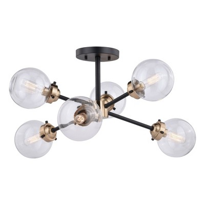 Vaxcel Orbit 6 - Light Flush Mount in  Oil Rubbed Bronze
