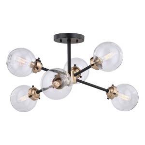 Vaxcel Orbit 6 - Light Flush Mount in  Oil Rubbed Bronze - 1 of 4