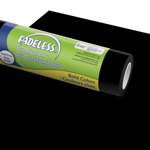 Fadeless® Bulletin Board Art Paper, Black, 48" x 50', 1 Roll - 1 of 4