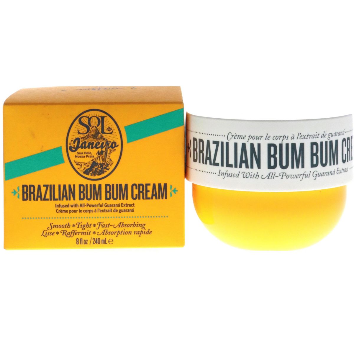 Sol de Janeiro Brazilian Bum Bum Cream, Moisturizing Body Cream for Daily Skin Care, 8.1 oz - thumbnail 2