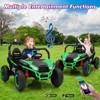 24V Ride on Car with Remote Control, 2 Seater LED Lights, Bluetooth, Treaded Tires, Electric Vehicles for Boys Girls - 4 of 4