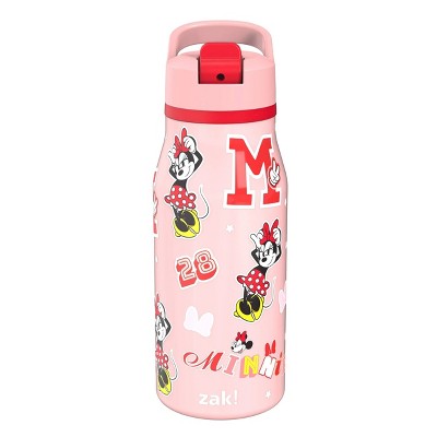 Zak Designs 14oz Minnie Mouse Tranquility Sip Water Bottle