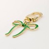 Bow Bag Charm Keychain - kate spade new york x Target Green/Gold - 4 of 4