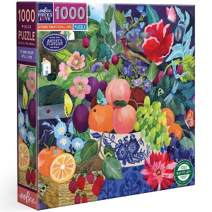 eeBoo Piece & Love: Stone Fruit Still Life - 1000 Piece Puzzle, Adult Jigsaw - 1 of 4