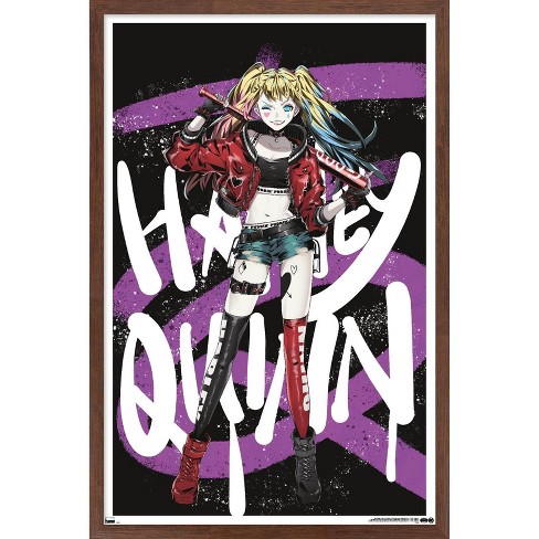 Trends International DC Comics - Harley Quinn Anime - Bat Framed Wall Poster Prints - image 1 of 4