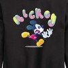 Boys' - Disney - Mickey Run Graphic Long Sleeve Fleece Sweatshirt - 2 of 4