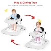 Infans 2-in-1 Foldable Baby Walker w/Adjustable Height Music Player Light White - 2 of 4