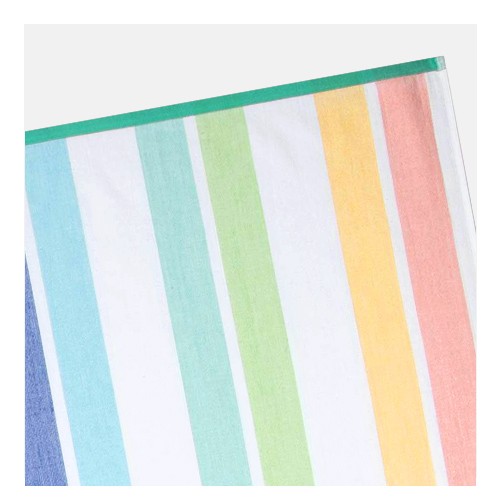 Oversized Rainbow Striped Beach Towel - Sun Squad™
