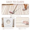 MaseiKar Washable Area Rug, Soft Faux Cashmere Carpet with Non-Slip Backing for Living Room, Bedroom, Dining Room, Modern Boho Style - 4 of 4