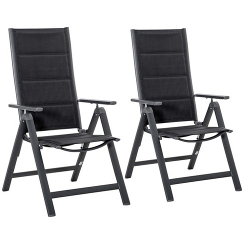 Grey folding patio chairs hot sale