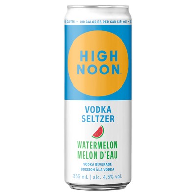 High Noon Sun Sips Watermelon Vodka & Soda - 355ml Can