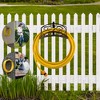 Gardenised Metal Wall-Mount Classic Swirl Hose Holder Heavy-Duty Outdoor Hanger and Water Hose Organizer with Sturdy Reel Hooks & Screw - 4 of 4