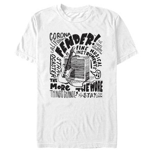 Men's Fender Sketch Poster T-Shirt - 1 of 4