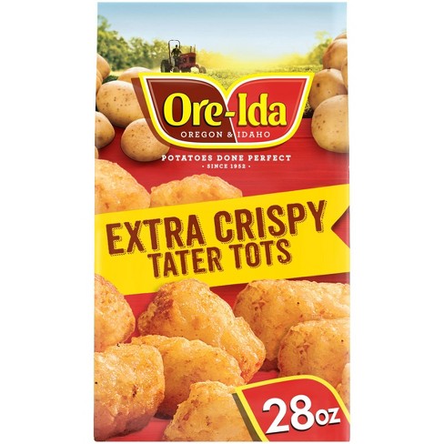 Ore-ida Gluten Free Extra Crispy Frozen Tater Tots - 28oz : Target