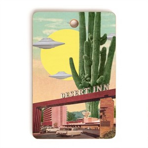 MsGonzalez Desert Inn UFO Cutting Board Rectangle - Deny Designs - 1 of 3