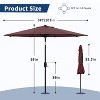 GustoWave 9Ft Outdoor Patio Umbrella for Pool, Deck, Yard, Garden - 4 of 4