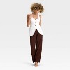 Women's Linen Blend Vest - A New Day™ - 3 of 3