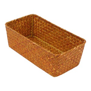 REGALWOVEN Natural Material Sturdy Woven Baskets Multi-Function Easy To Care Open Storage Bins 1 Pc - 1 of 4