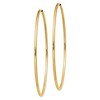 Black Bow Jewelry 1.5mm x 57mm 14k Yellow Gold Polished Round Endless Hoop Earrings - 2 of 4