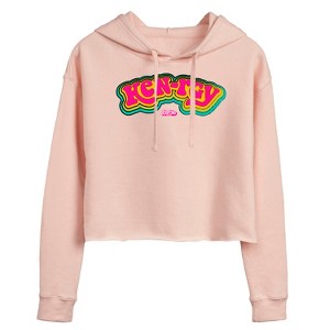 Women's - Barbie - Kenrgy 70s Cropped Graphic Hoodie - 1 of 3