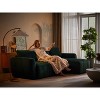 VYNXARIA Convertible Sectional Sofa Couch, Modern Fabric 3 Seater L-Shaped Couch for Living Room, Apartment, Office, Small Space£¬Dark Green - 4 of 4