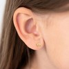 Girls' Dainty Zodiac Screw Back 14k Gold Earrings - In Season Jewelry - 3 of 4
