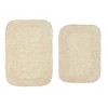 Radiant Collection Cotton Ruffle Pattern Tufted Set of 2 Bath Rug Set - Home Weavers - image 2 of 4