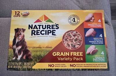 Nature s Recipe Grain Free Chicken Duck Venison Wet Dog Food