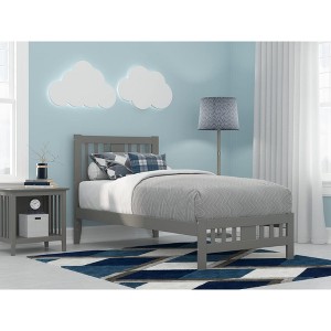 AFI Furnishings Tahoe Platform Bed T with Footboard AG - 1 of 4