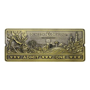 Fanattik Dungeons & Dragons: The Cartoon 40th Anniversary Rollercoaster Ticket Replica - 1 of 4