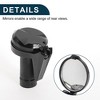 Bike Rearview Mirror 46x32x44mm Adjustable | Front Handlebar Bike Mirror Black with Mounting Accessories for Bicycle Mountain Road Bike 1 Set - 4 of 4