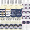 Big Dot of Happiness Last Sail Before the Veil - Nautical Bachelorette and Bridal Shower Decor - Beverage Bar Kit - 34 Pieces - 2 of 4