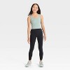 Girls' Seamless Crop Tank Top - All In Motion™ - 3 of 3