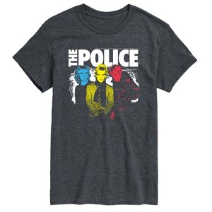 Men's - The Police - The Police Color Pop Short Sleeve Graphic T-Shirt - 1 of 3