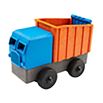 EcoTruck Dump Truck Stacking Puzzle, 4 Piece Set