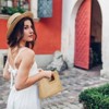 FATMOON Summer New Fashion Straw Weave Top Handle Clutch Handbags for Women, Detachable Chain Crossbody Bag - 2 of 4
